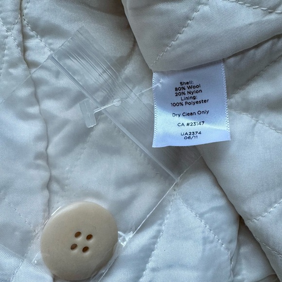 NWT Talbots Wool Pea Coat 8P - Picture 5 of 6